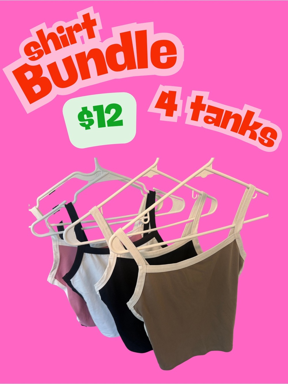 Trendy Queen Tank Top Bundle - 4